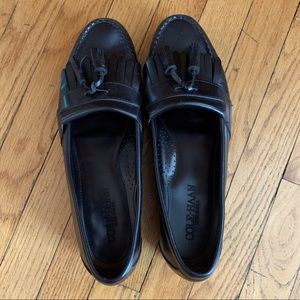 Men’s Cole Haan Tassel Loafers, Black, Size 12